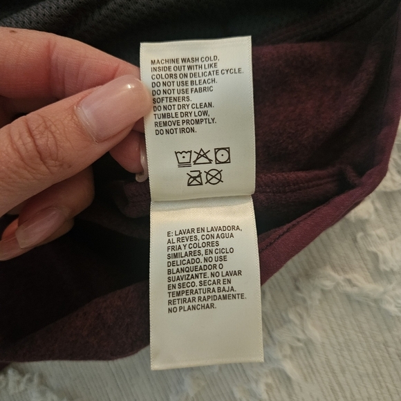 NWOT Mens Avalance Maroon Zip Up Jacket Size XL - Picture 8 of 10